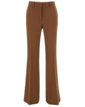 Alberto Biani Wide Leg Cady Hose - Braun