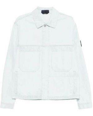 Stone Island Denim Cotton Jacket - White