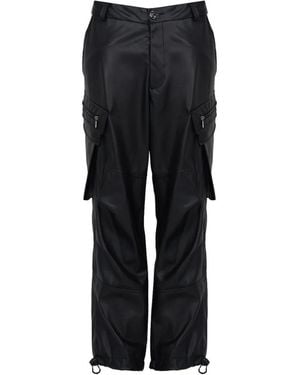 LA HAINE INSIDE US Straight Trousers - Noir