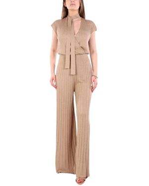 Liu Jo Elegant Lurex Jumpsuit - Naturel