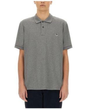 Paul Smith Zebra Poloshirt - Grijs