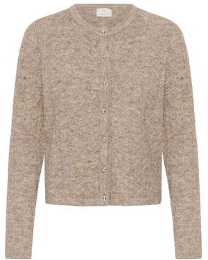 Kaffe Truien & Vesten ,Kamelanie Cardigan - Grijs