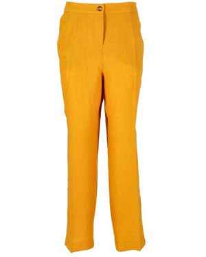 Elena Miro Farbige Hose Modell 028 - Gelb