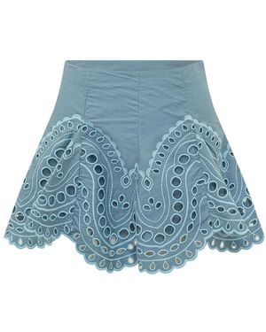 Charo Ruiz Short Skirts - Blue