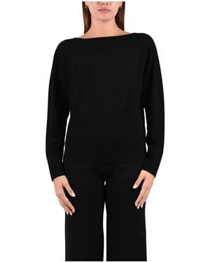 Max Mara Round-Neck Knitwear - Negro