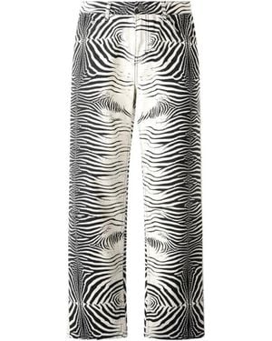 Roberto Cavalli Straight Trousers - Grey