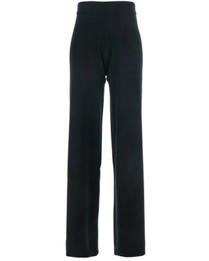 Allude Luxe Zwarte Rechte Broek