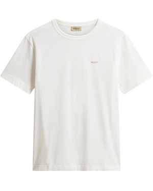 Woolrich Cotton Logo T-Shirt - Wit