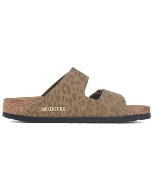Birkenstock Sliders - Marron