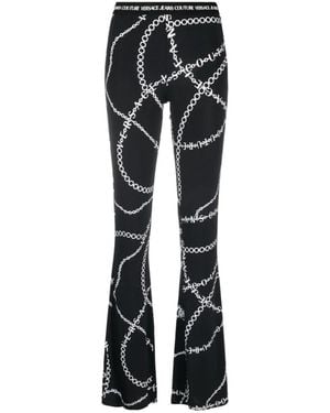 Versace Jeans Couture Wide Trousers - Black