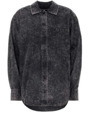T By Alexander Wang Denim Jackets - Grey