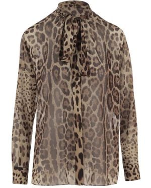 Dolce & Gabbana Shirts - Marrón