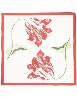 KENZO Logo Schal - Rot