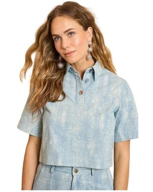 Lofty Manner Tops ,Blauw ,Blouses & Shirts
