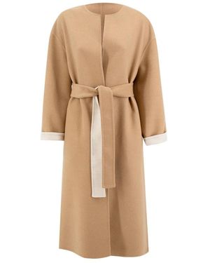 Fabiana Filippi Belted Coats - Neutro