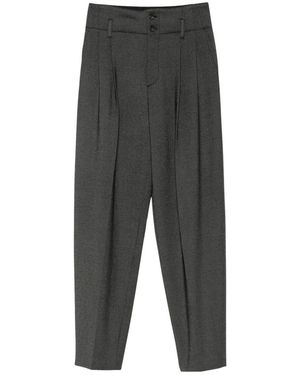 Alberta Ferretti Broeken ,Grijs ,Rechte Broek