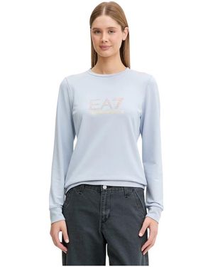 EA7 Viscose Sweatshirt - Blauw