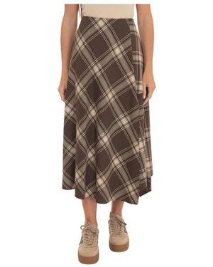 Weekend by Maxmara Rokken ,Bruin ,Wol Lanoso Volle Rok