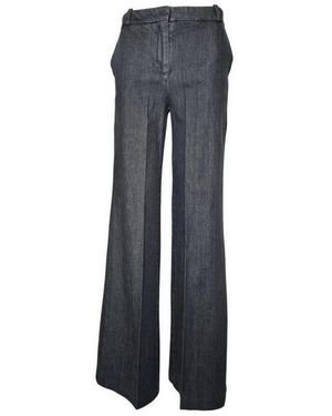 Kiltie Wide Trousers - Blauw