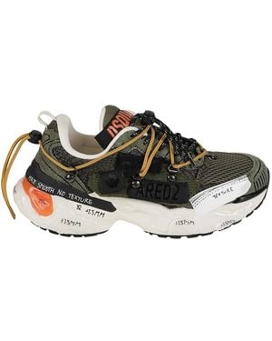 DSquared² Schnell Schnür-Sneaker Low Top - Grün