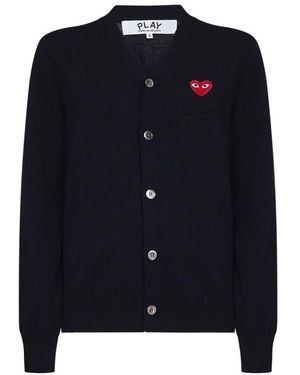 COMME DES GARÇONS PLAY Cardigans - Blue