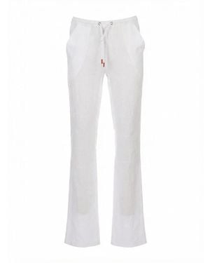 Kiton Wide Trousers - White