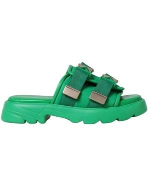 Bottega Veneta Sliders - Green