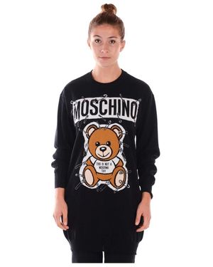 Moschino Elegante Zwarte Jurk Voor Vrouwen