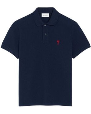 Ami Paris Polo Shirts - Azul