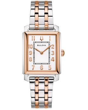 Bulova Sutton Rechthoekig Horloge Met Armband - Metallic