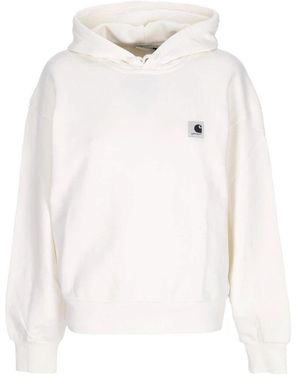 Carhartt Leichter Kapuzenpullover Langarm - Weiß