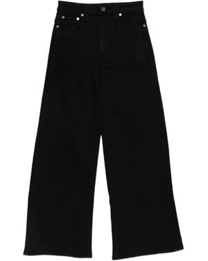 KHAITE Wide Jeans - Black