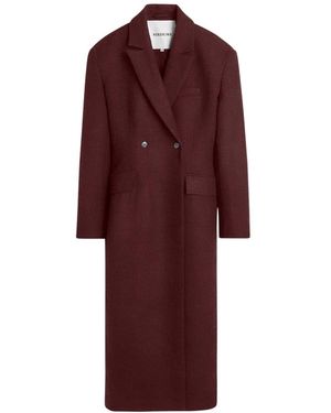 Birgitte Herskind Jassen ,Bruin ,Wol Ultra Coat - Rood