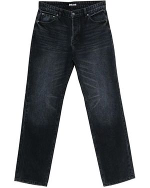 Just Cavalli Straight Jeans - Negro