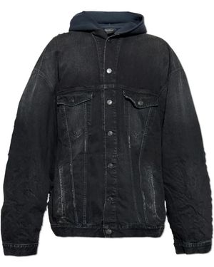 Balenciaga Denim Jackets - Blue