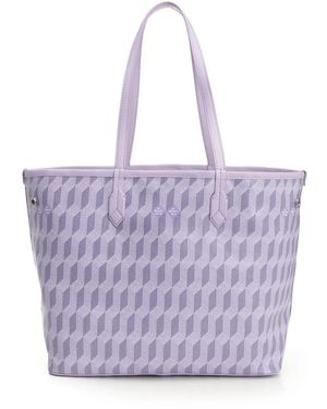 AU DEPART Tote Bags - Purple