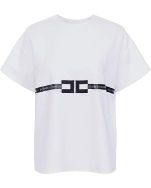 Elisabetta Franchi T-Shirts - Wit