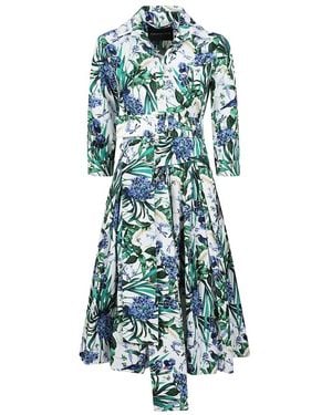 Samantha Sung Shirt Dresses - Blu