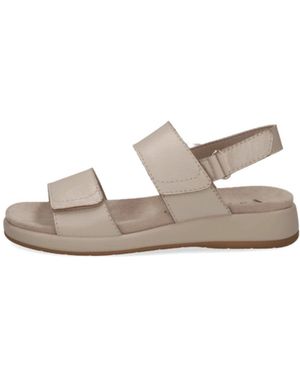 Caprice Flat Sandals - Metálico