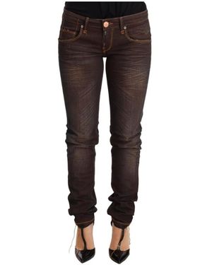 Acht Skinny Fit Jeans - Brown