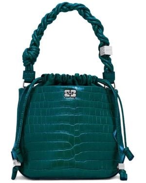 Ganni Bucket Bags - Green