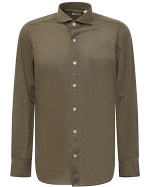 Finamore 1925 Casual Shirts - Green