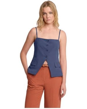 Kocca Sleeveless Tops - Blue