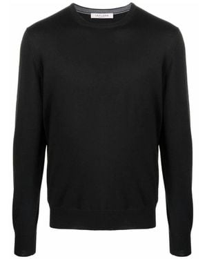 La Fileria Round-Neck Knitwear - Black