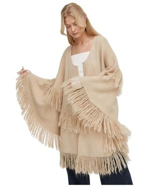 By Malene Birger Jassen ,Wol Poncho - Naturel