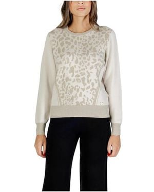 Liu Jo Round-Neck Knitwear - Grigio
