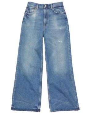 Acne Studios Jeans ,Blauw ,Denim Broeken