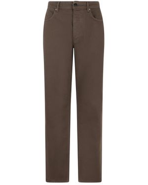 Stone Island Straight Trousers - Brown