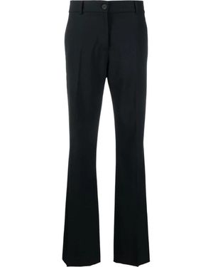 Studio Nicholson Broeken ,Blauw ,Wol Flared Pant