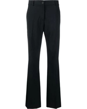 Studio Nicholson Broeken ,Blauw ,Wol Flared Pant